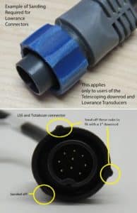 Modification to Lowrance Connectors