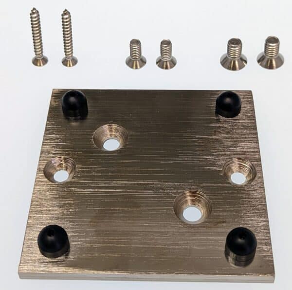 magnetic subplate, universal, nickel plated, magnetic baseplate