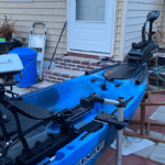 Kayak mounted Downrod system