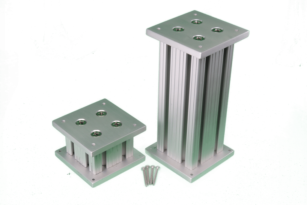 Pedestals for mounting transducer downrods