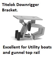 Titelok Downrigger bracket clamp