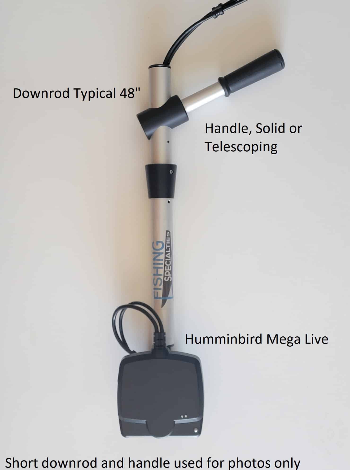Downrod for Humminbird Mega Live Transducers