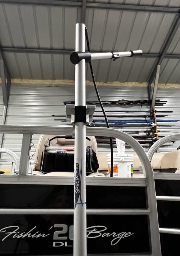 Pontoon Top of Fence mounting for Scanning sonar