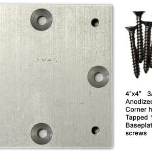 Sub plate for baseplate mounting