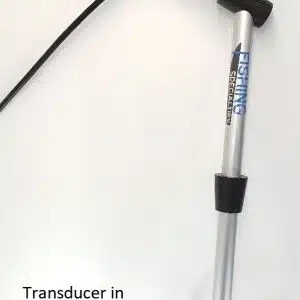Downrod pole system for flat surface mounting using Active Target 1 and 2 transducers. (BTM-8A-S-LAT Multi).
